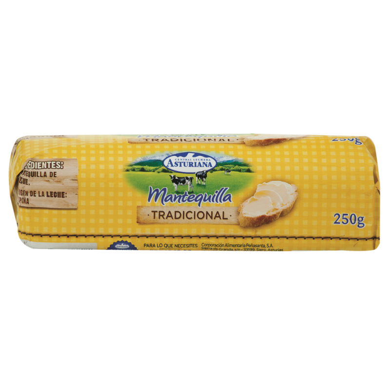 Mantequilla Asturiana Rulo250 GR