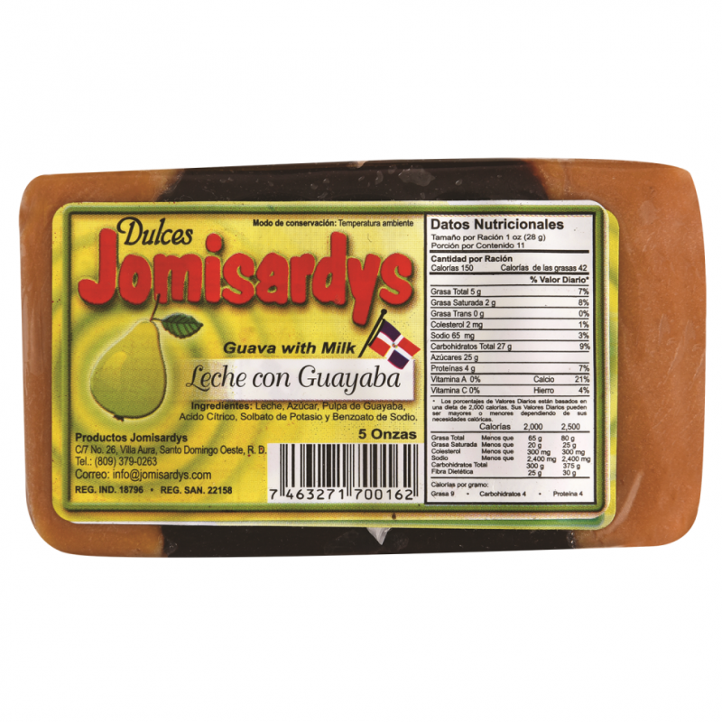 Dulce Leche Guayaba Jomisardy Pasta5 OZ