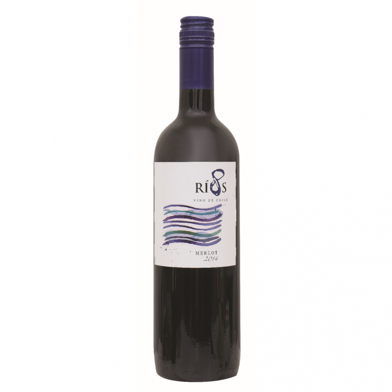 Vino Tinto 8 Rios Merlot0.75 LT