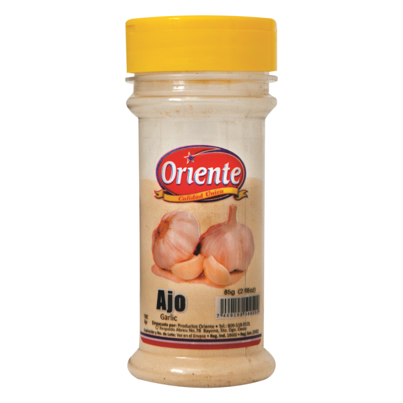 Ajo En Polvo Oriente Frasco85 GR