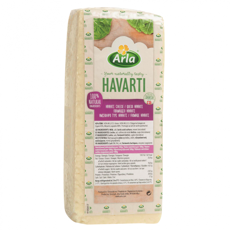 Queso Arla Havarti PlainLB