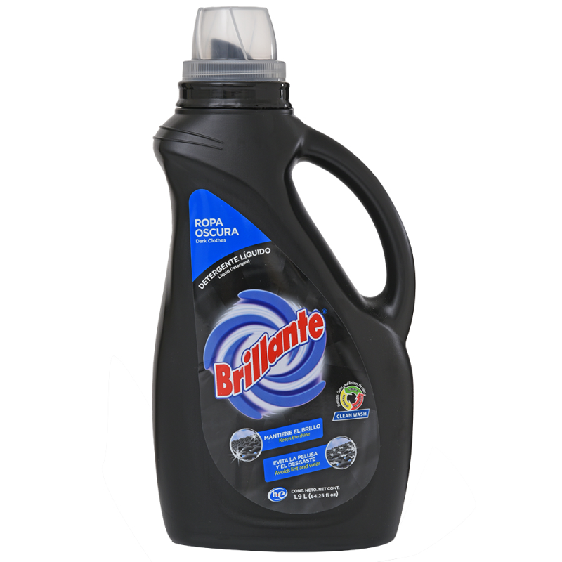 Detergente Brillante Líquido Ropa Oscura1.9 LT