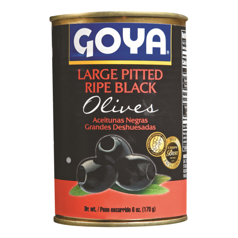 Aceitunas Negras Sin Hueso Goya6 OZ