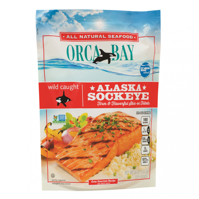 Salmon Fillets Orca Bay Sockeye10 OZ