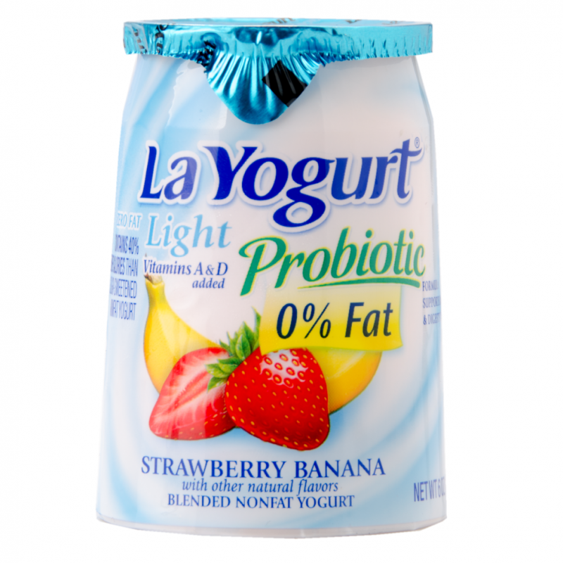 Yogurt La Yogurt Light Strawberry Banana6 OZ