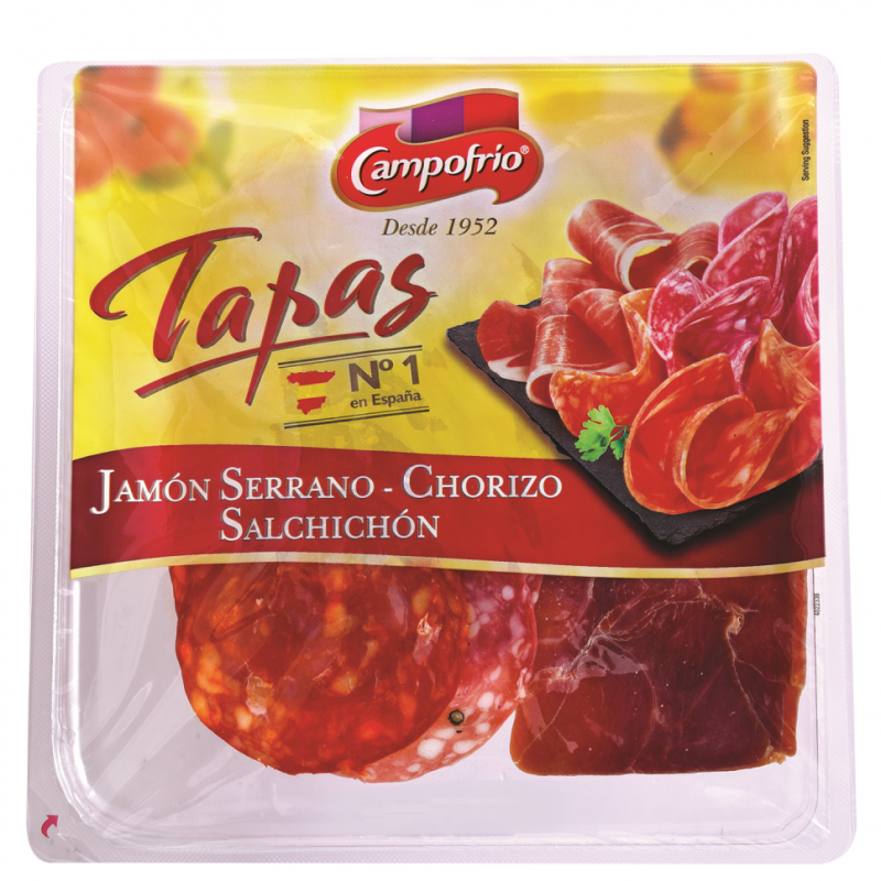 Tapas Campofrio (Serrano/Chorizo/Salchichon)120 GR