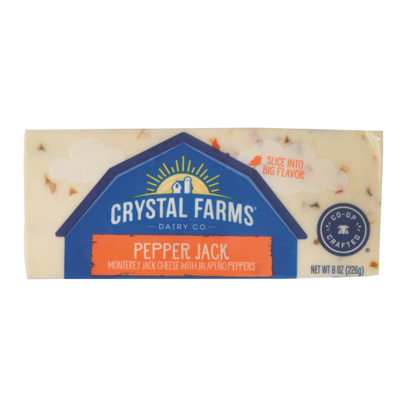 Pepper Jack Crystal Farm Chunk8 OZ