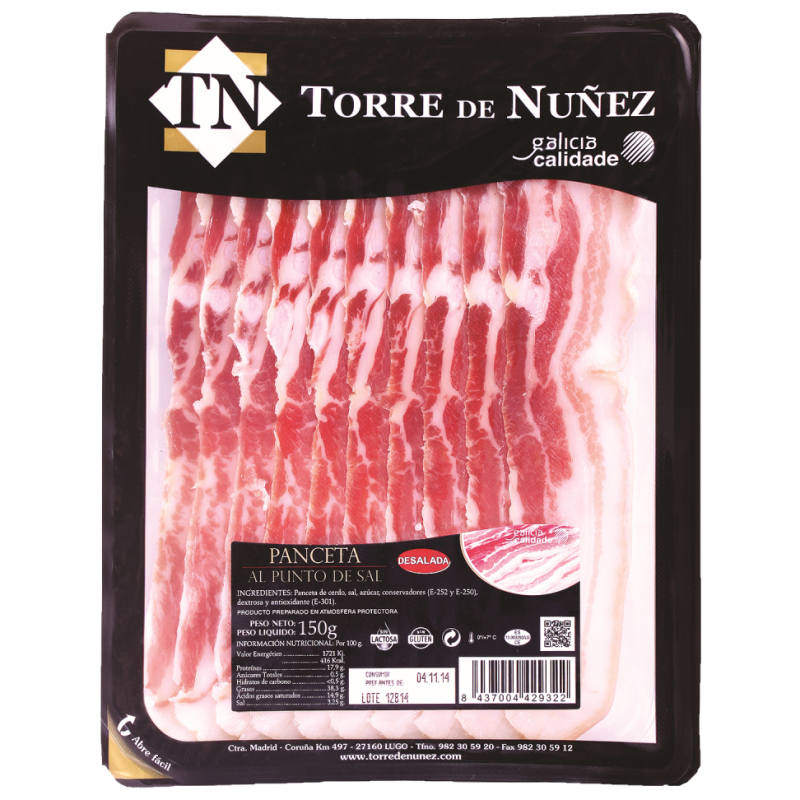Panceta Torre Nuñez Punto De Sal120 GR