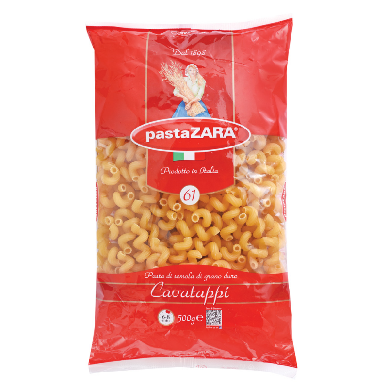 Cavatappi Zara Pasta No.061500 GR
