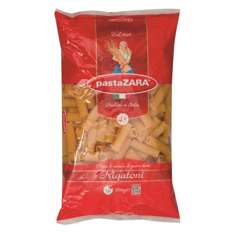 Rigatoni Zara Pasta No 43500 GR