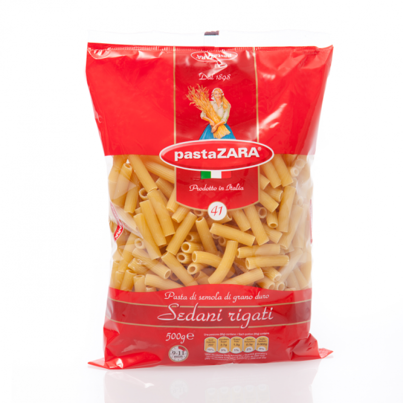 Sedani Zara Pasta Rigati No 41500 GR