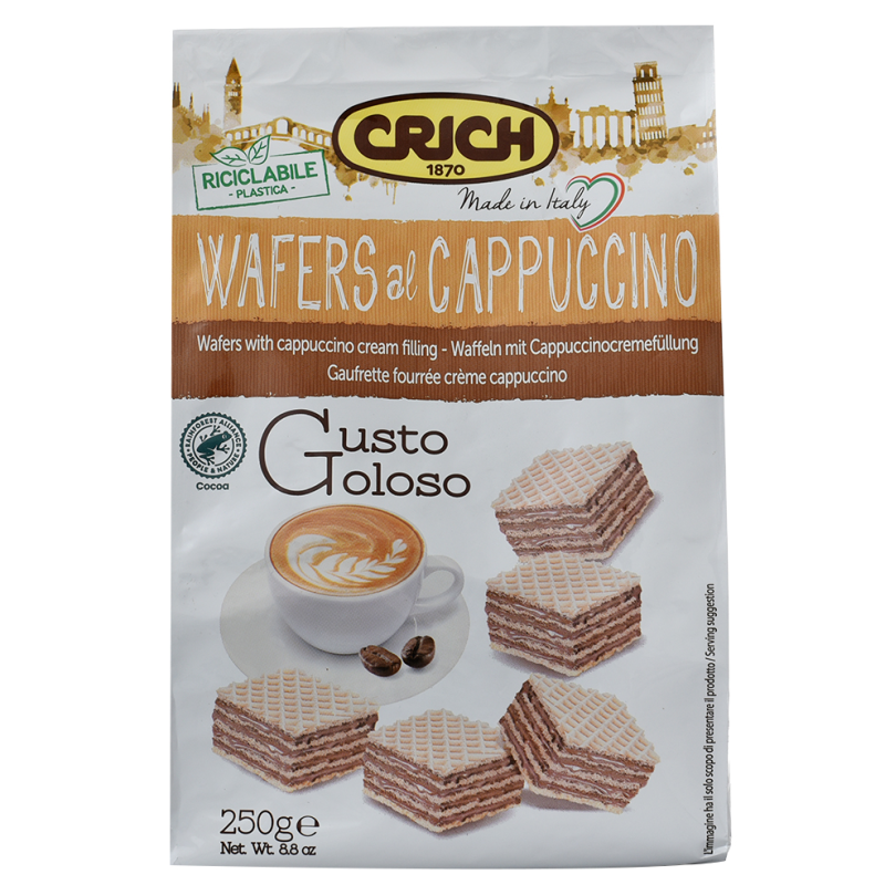 Galleta Crich Wafers Crema Cappuccino250 GR