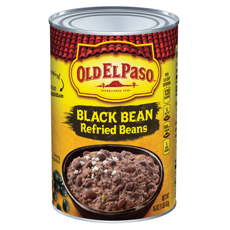 Refriend Old El Paso Beans Black16 OZ