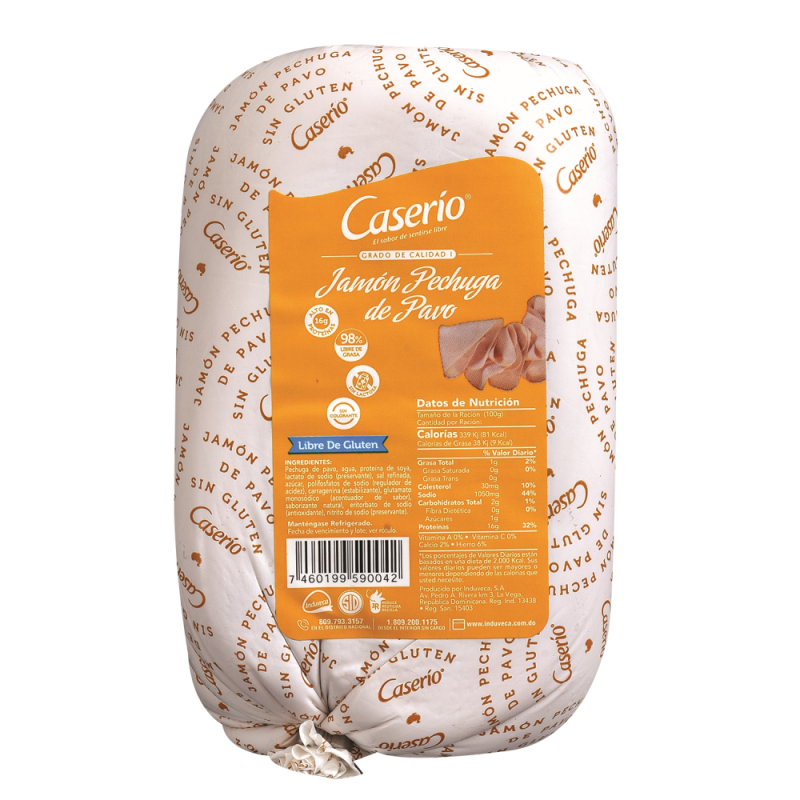 Jamón Induveca Caserio Pechuga Pavo2 LB