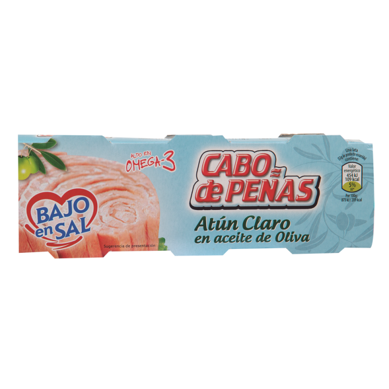 Atún Cabo De Peñas Aceite Oliva Sin Sal240 GR