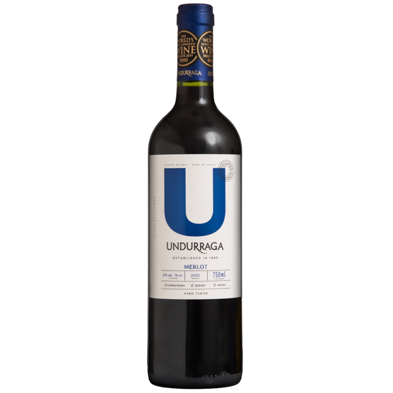 Vino Tinto Merlot Undurraga0.75 LT