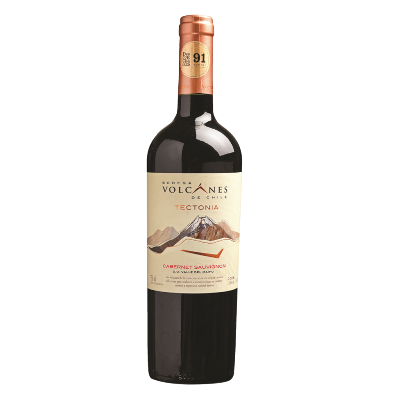 Vino Tinto Volcanes Tectonica Cabernet Sauvignon0.75 LT