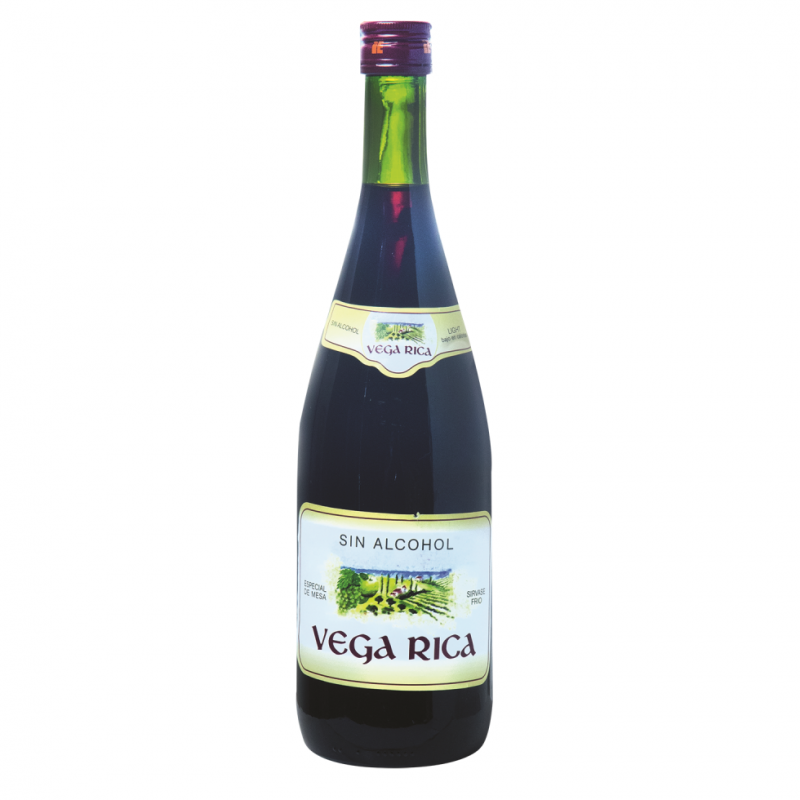 Vino Tinto Vega Rica Sin Alcohol1 LT