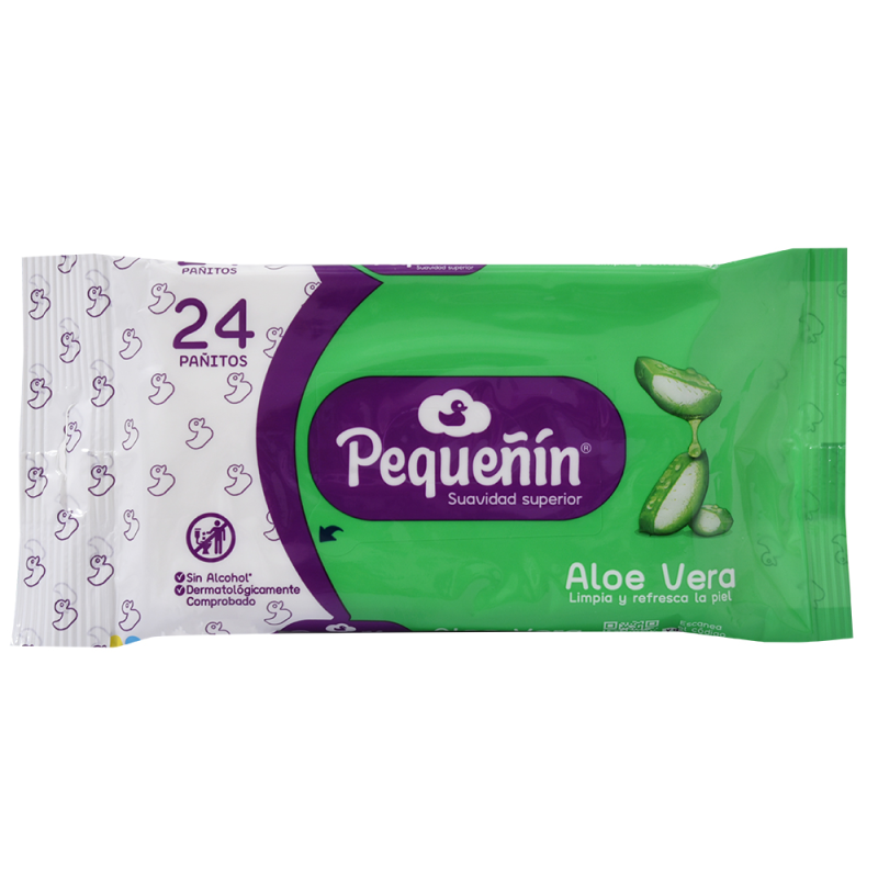 Toallitas Húmedas Pequeñín Aloe24 UND