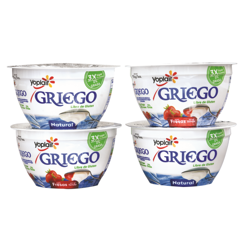 Yogurt Griego Yoplait Mix 4 Und600 GR