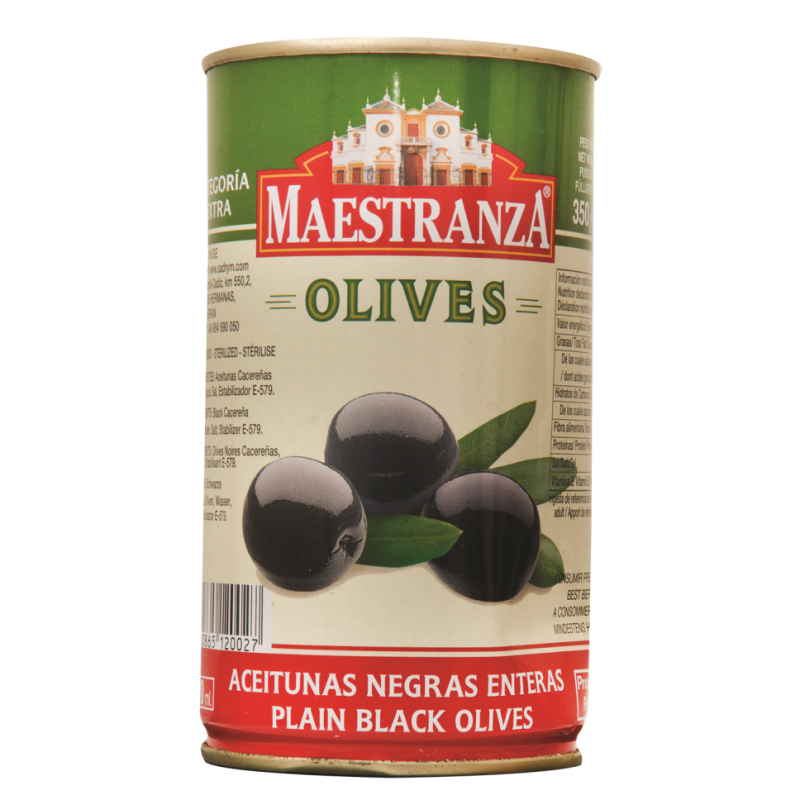 Aceituna Maestranza Negra C Hueso350 GR