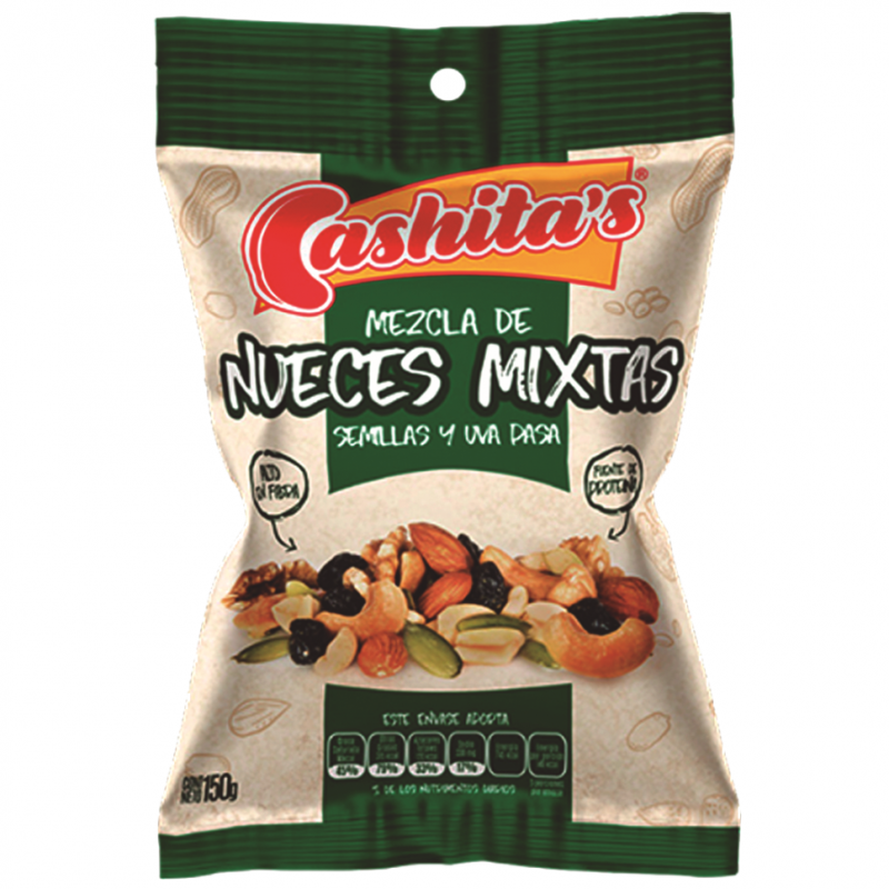 Nueces Y Semillas Mixtas Cashitas150 GR