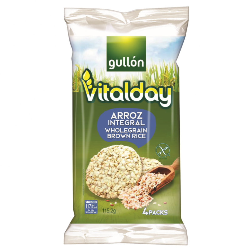 Tortita Gullon Arroz Vitalday115.2 GR