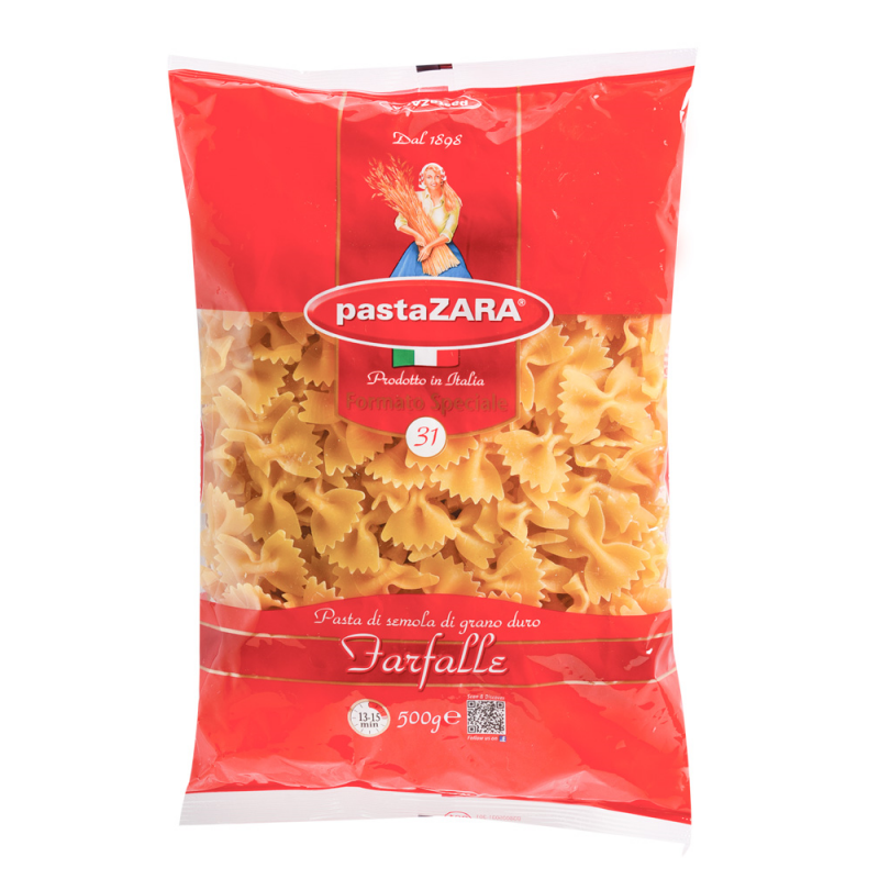 Pasta Zara Farfalle No 31500 GR