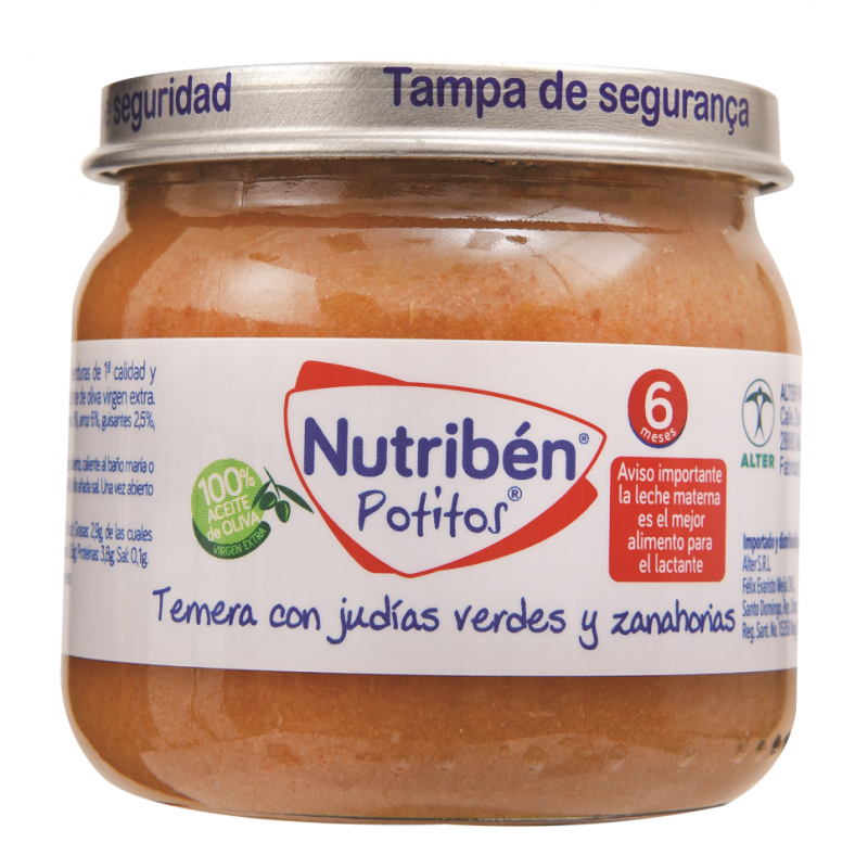 Compota Nutriben Ternera Con Judias Verdes120 GR