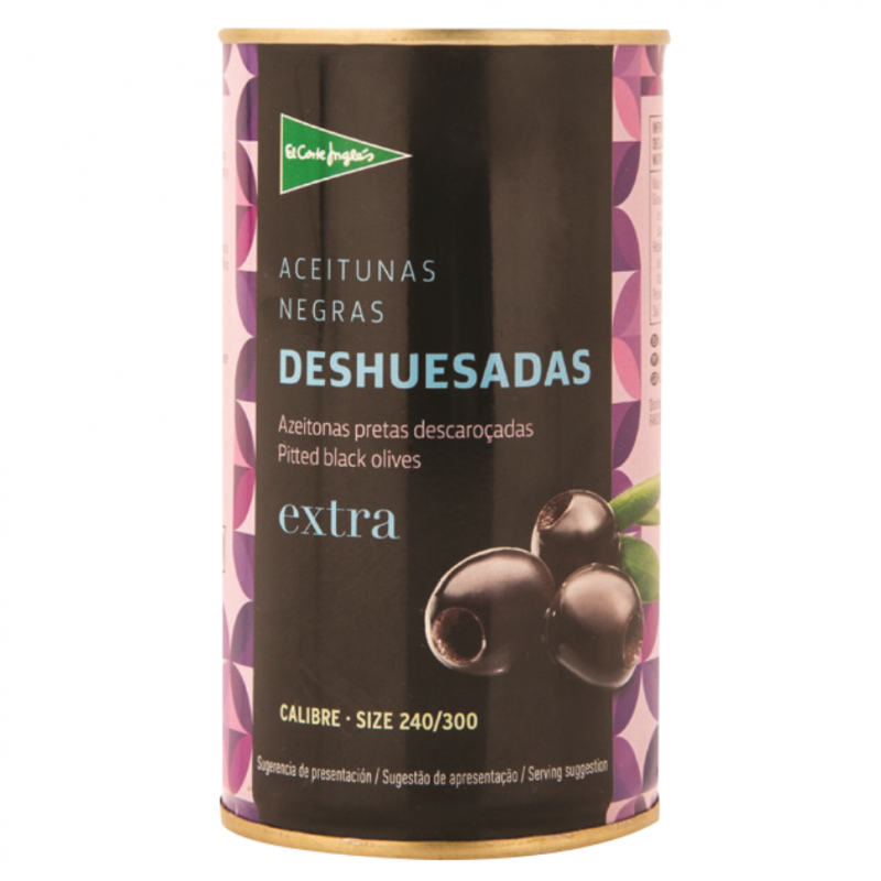 Aceitunas El Corte Ingles Neg Des150 GR