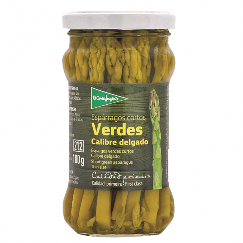 Esparragos El Corte Ingles Verdes Cot100 GR