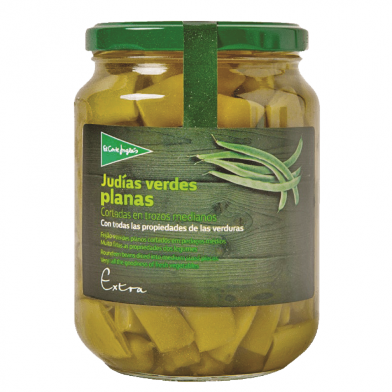 Judias El Corte Ingles Verdes Planas350 GR