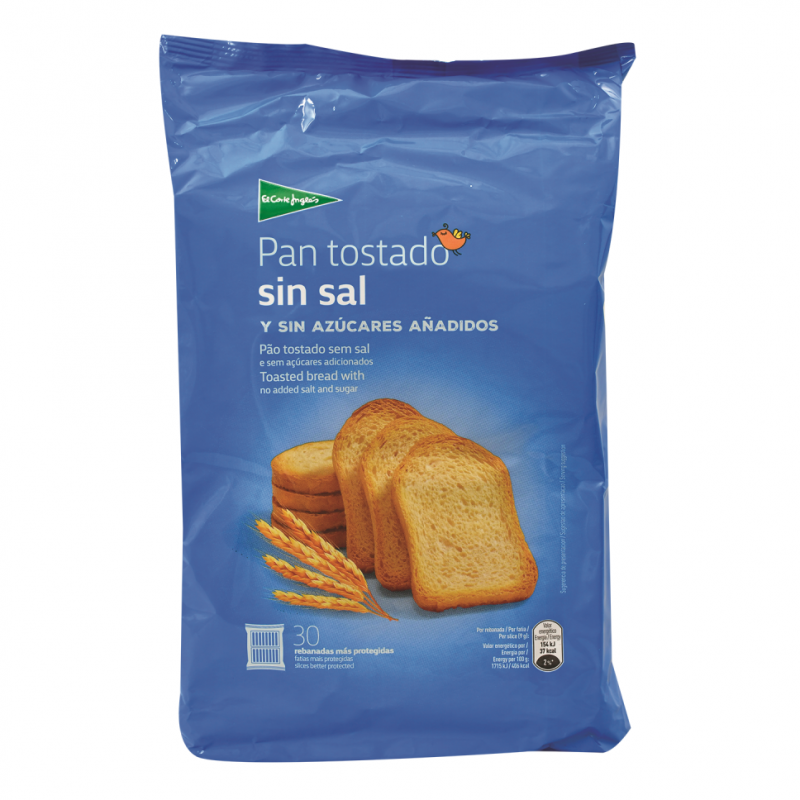 Tostada Corte Ingles S/sal-azucar270 GR