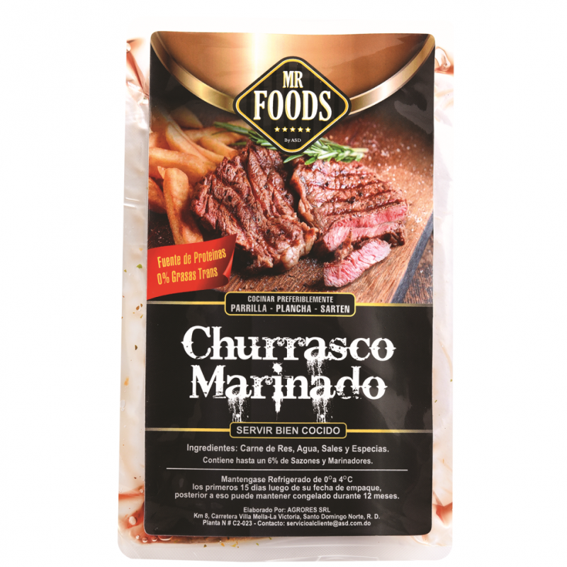 Churrasco Marinado Mr Foods 12/110 OZ