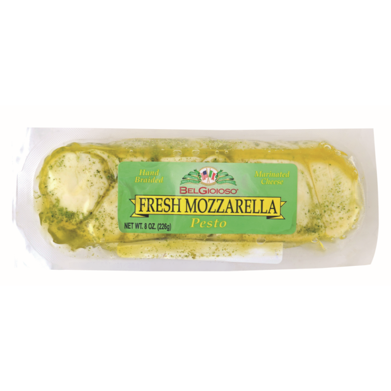 Queso Mozzarella Belgioioso Fresh Pesto8 OZ