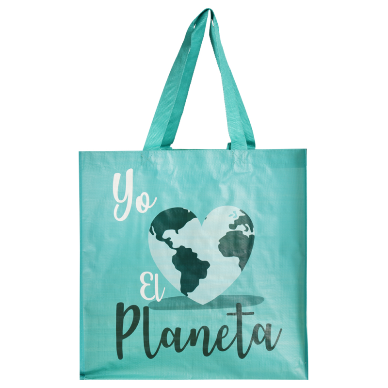 Yo Amo El Planeta Bolsa Reusable PlasticasPAQ