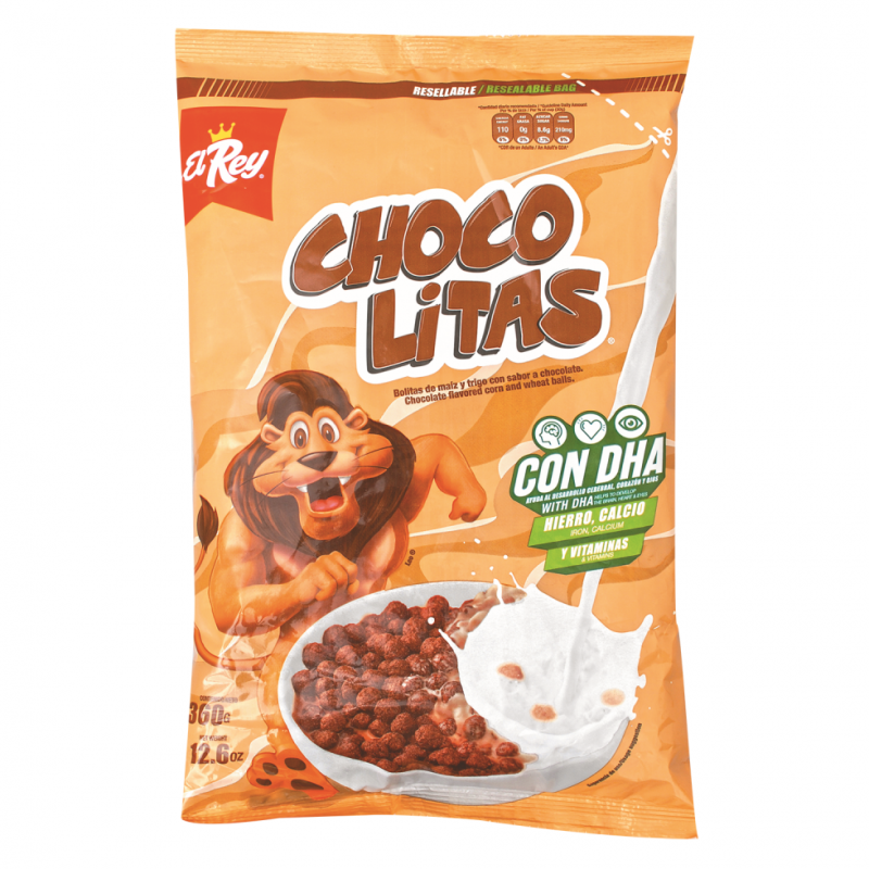 Cereal El Rey Chocolitas Bolsa360 GR