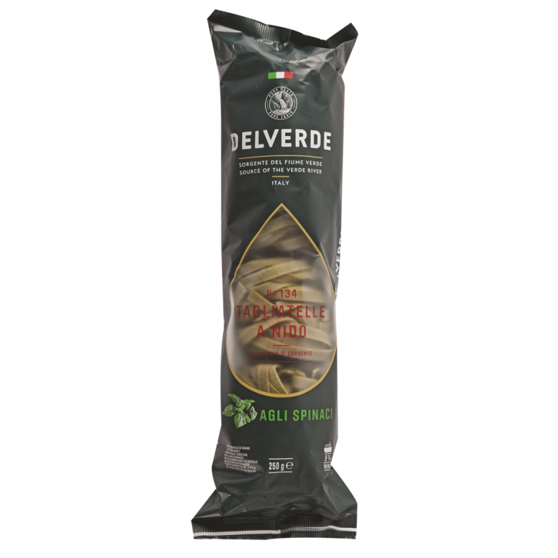 Pasta Delverde Tagliatelle Spin250 GR