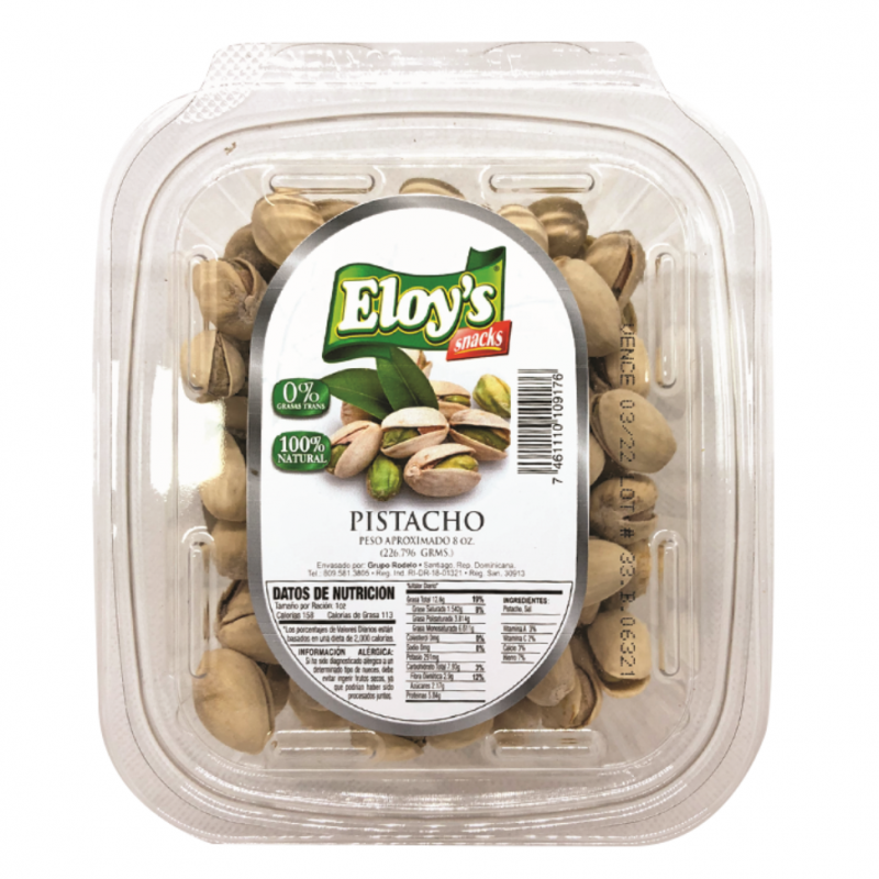 Pistachos Eloys Tarro8 OZ