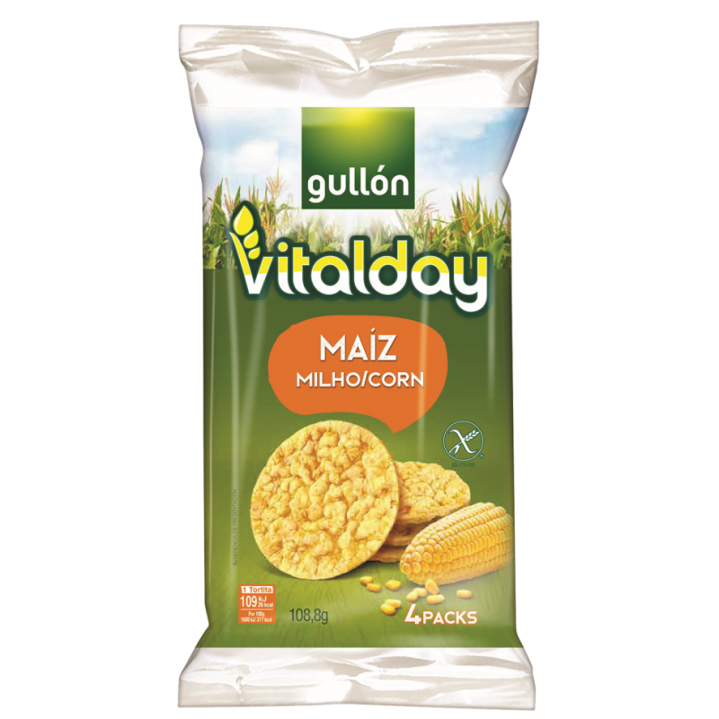 Tortita Gullon Maiz Vitalday108.8 GR