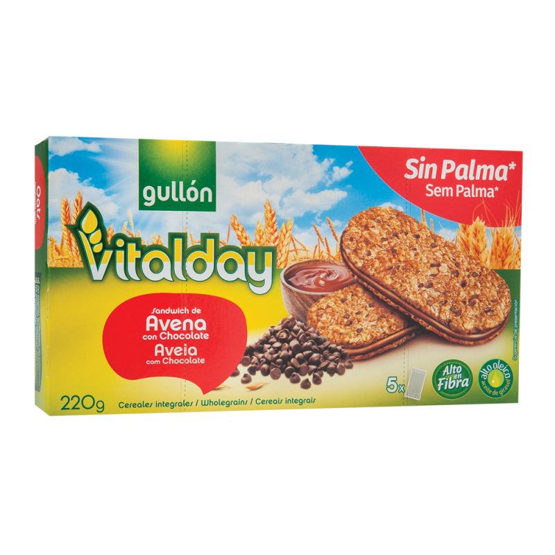Galleta Vital Sandwich Hazeln Gullon220 GR