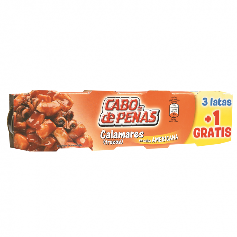 Calamares Cabo De Peñas Americana 4pk320 GR
