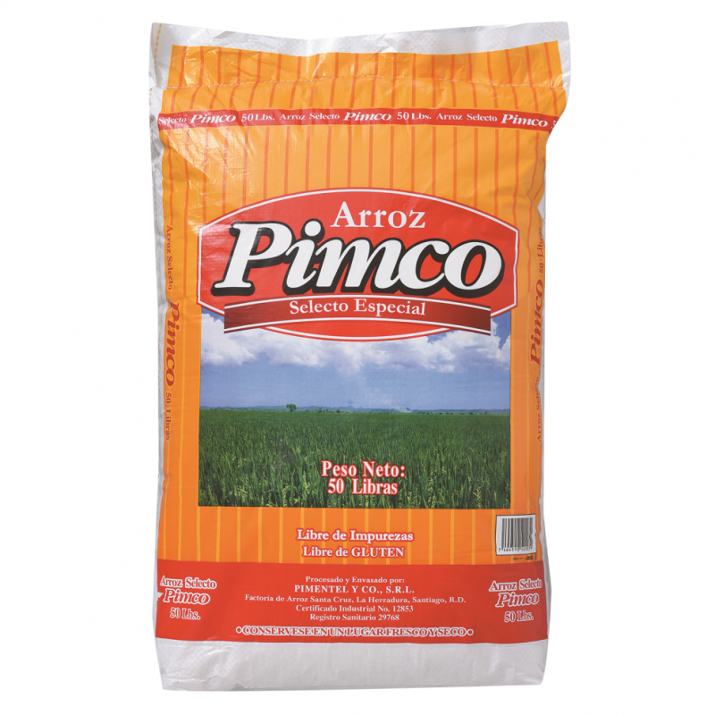 Arroz Pimco Selecto Saco50 LB