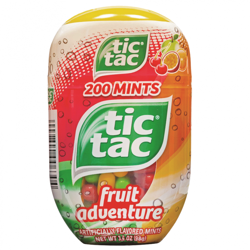 Caramelo Tic Tac Bottle Fruit Adventure3.4 OZ