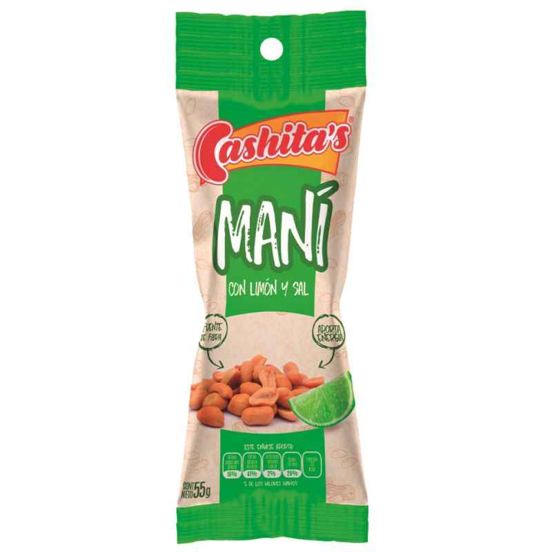 Mani Con Limón Y Sal Cashitas55 GR