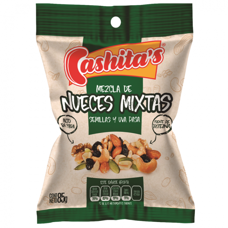 Nueces Y Semillas Mixtas Cashitas85 GR