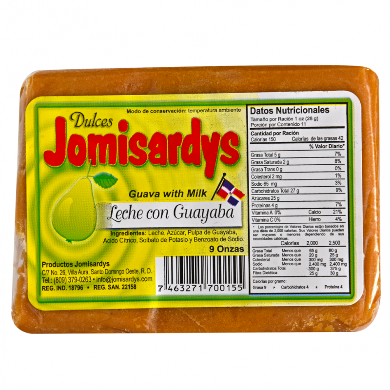 Dulce Leche Guayaba Jomisardy Pasta9 OZ