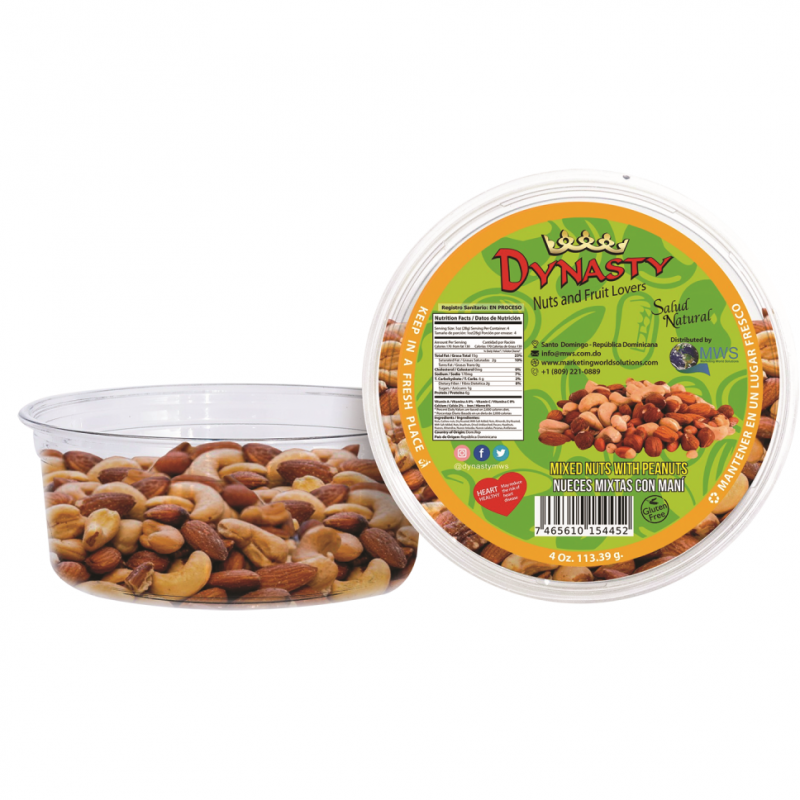 Nueces Mixtas C/mani Dynasty4 OZ