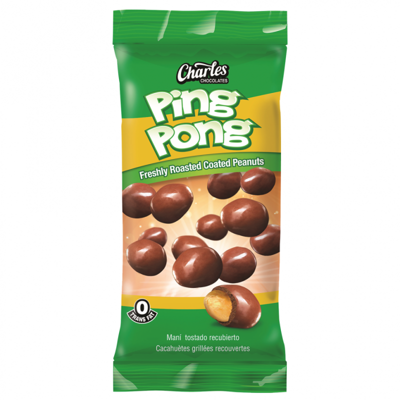 Chocolate Charles Ping Pong Peanut50 GR