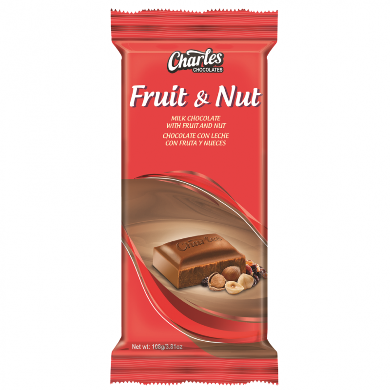 Chocolate Charles Fruit & Nut108 GR